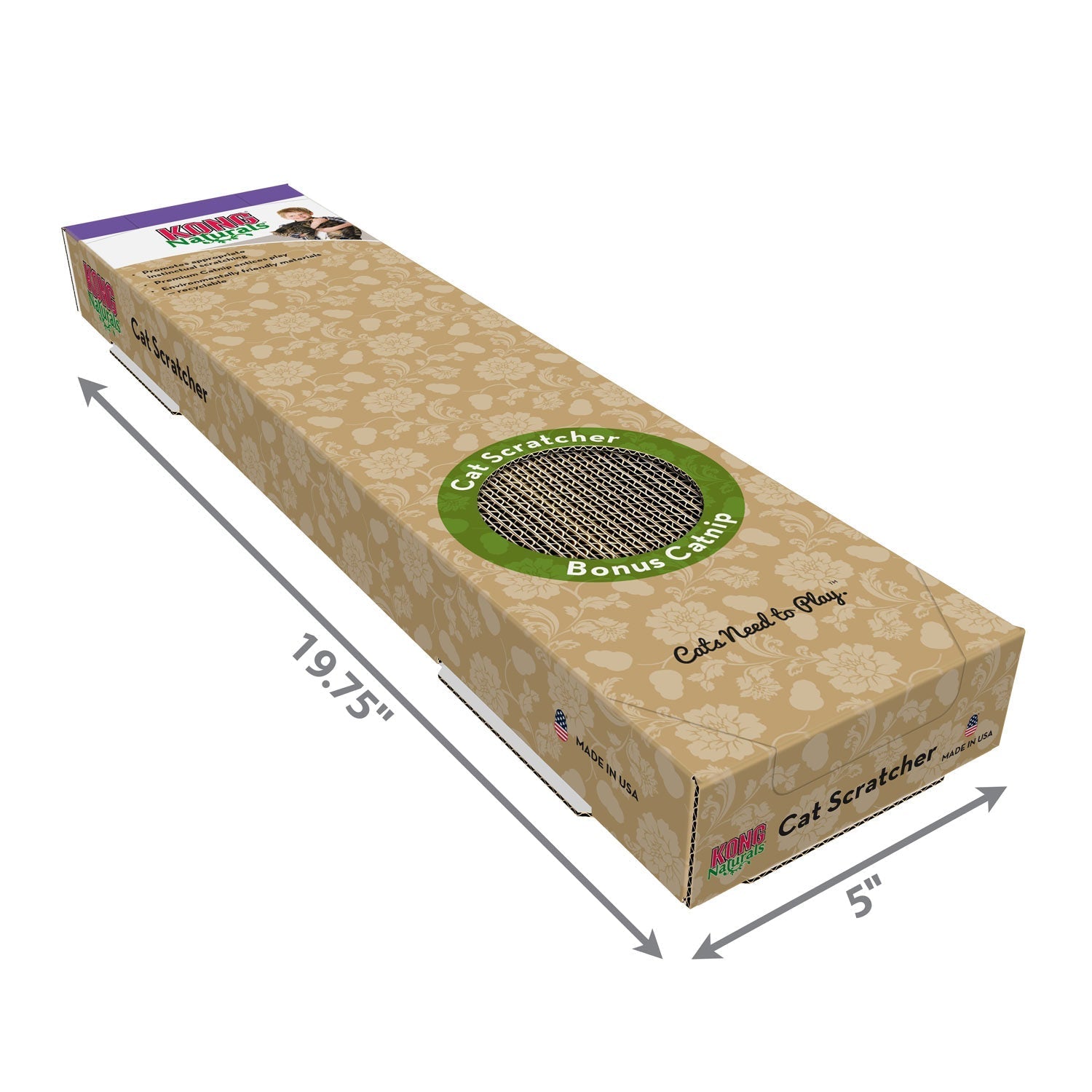 KONG Naturals Cat Scratchers | HT Animal Supply