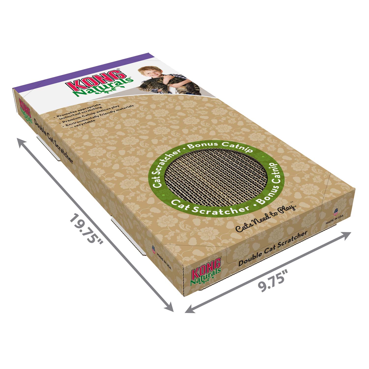KONG Naturals Cat Scratchers | HT Animal Supply