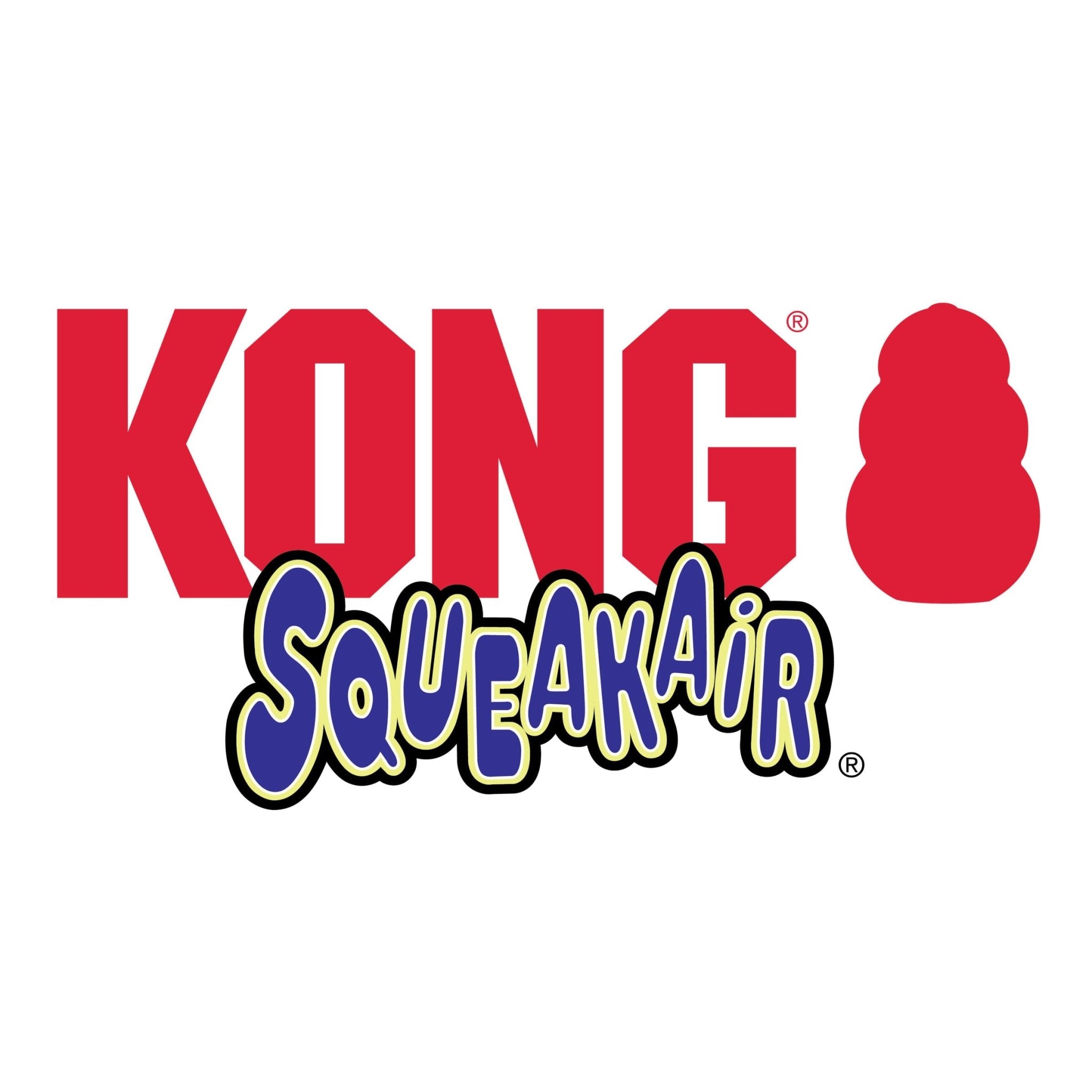 KONG SqueakAir Ball - Durable Squeaker Tennis Ball Dog Toy for Fetch & Play