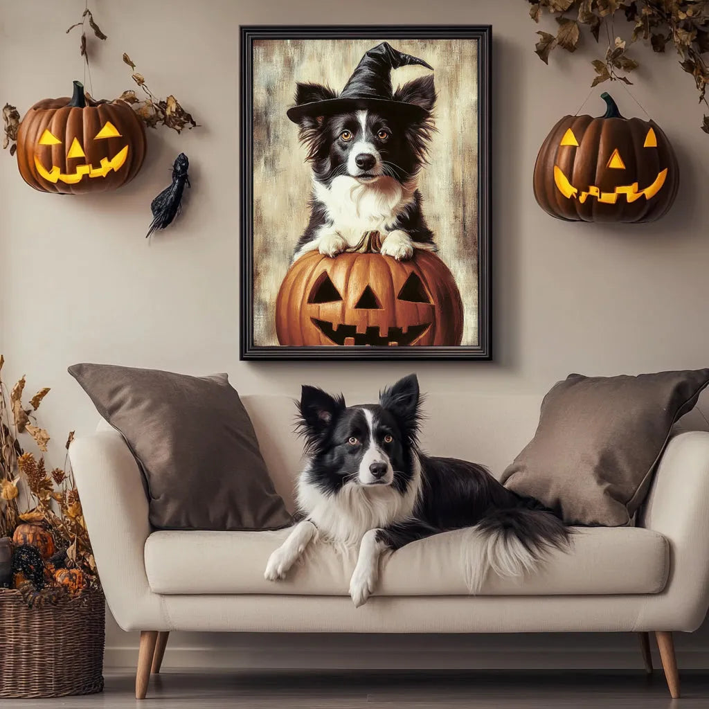 Happy Halloween Series Texture Portrait Wizard
