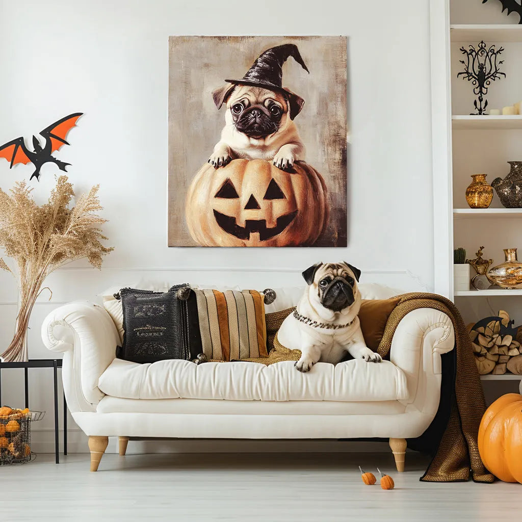 Happy Halloween Series Texture Portrait Wizard
