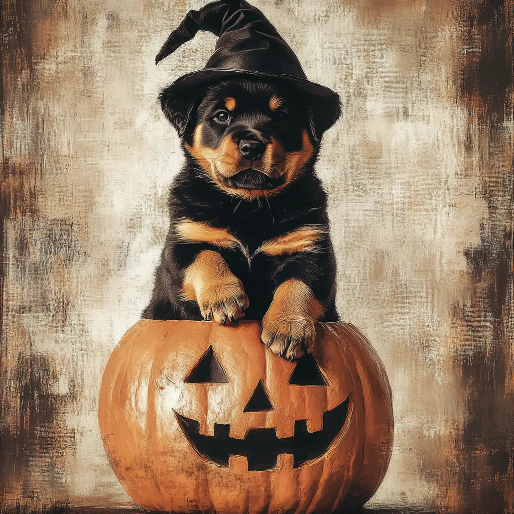 Happy Halloween Series Texture Portrait Wizard