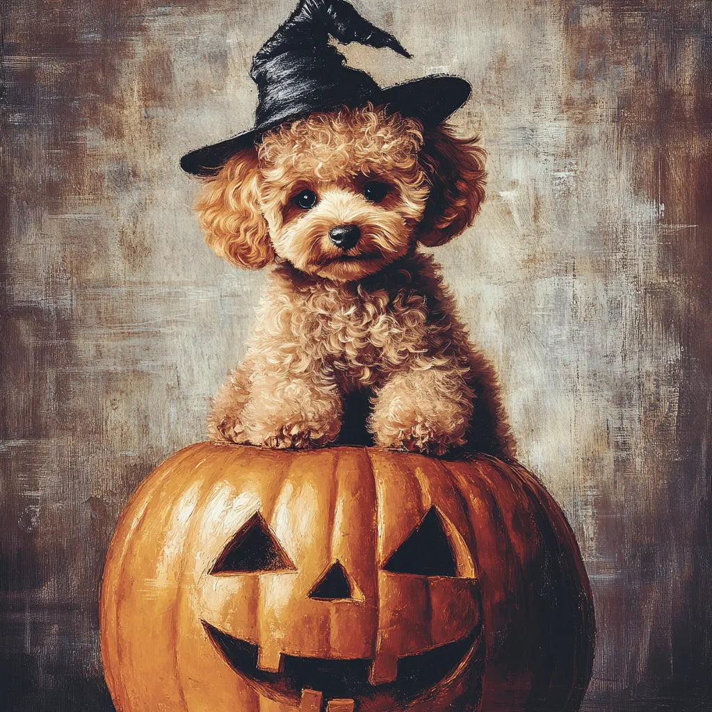Happy Halloween Series Texture Portrait Wizard