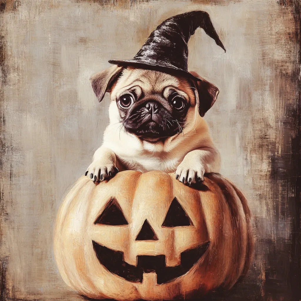 Happy Halloween Series Texture Portrait Wizard