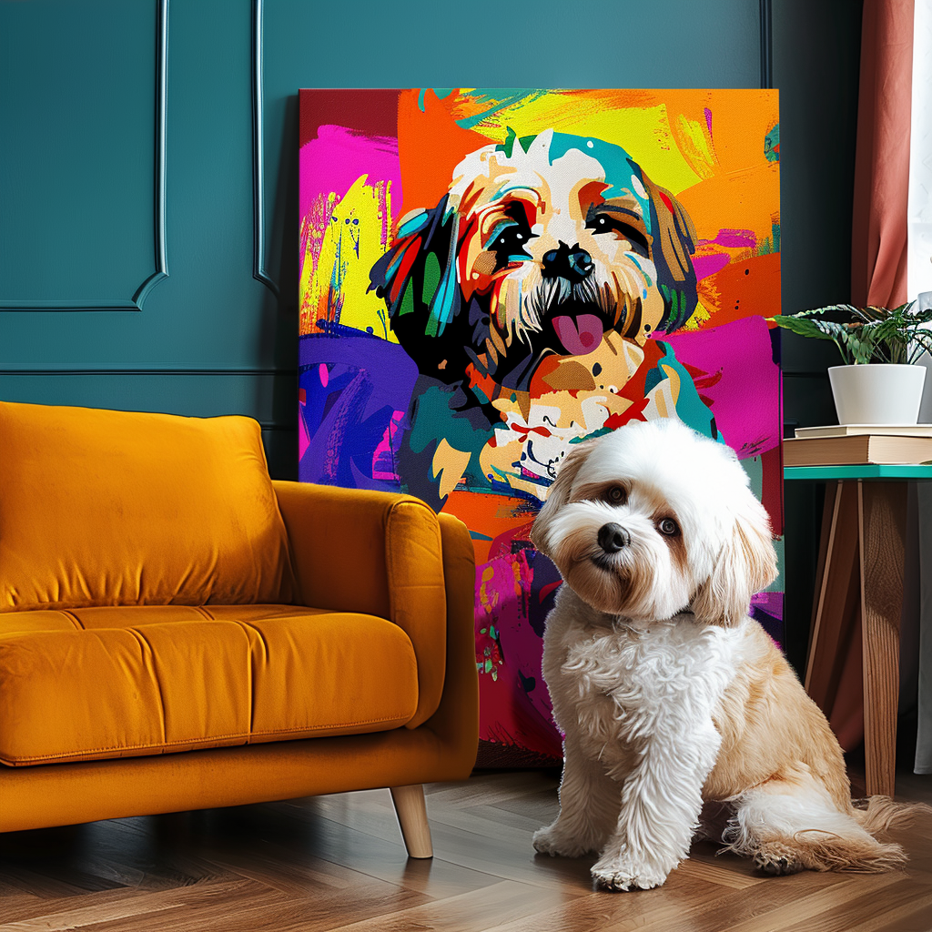 Neo Pop Art Texture Portrait