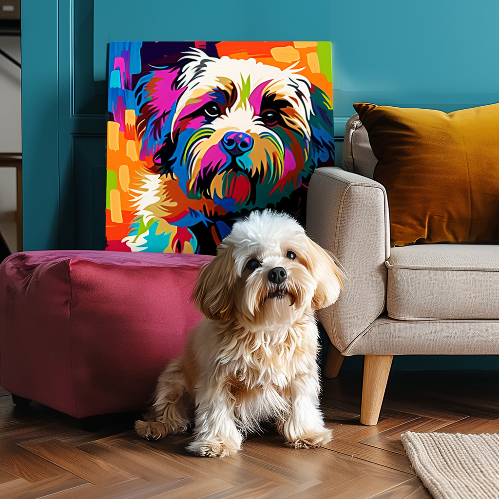 Neo Pop Art Texture Portrait