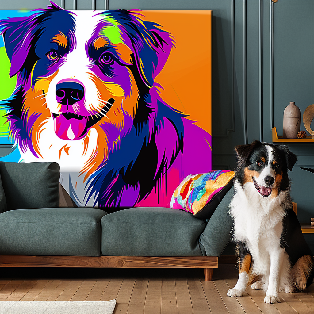 Neo Pop Art Texture Portrait