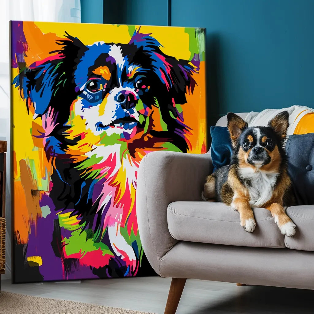 Neo Pop Art Texture Portrait