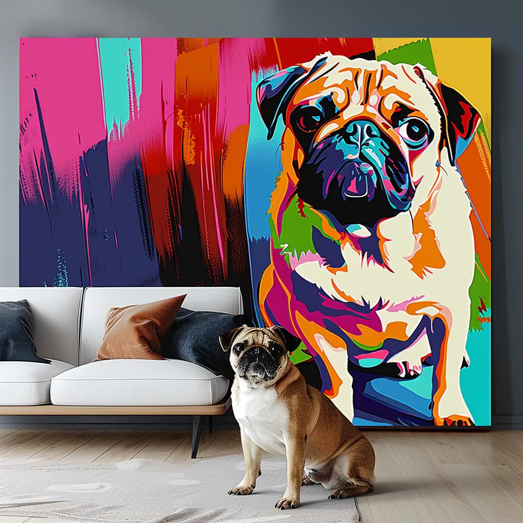 Neo Pop Art Texture Portrait
