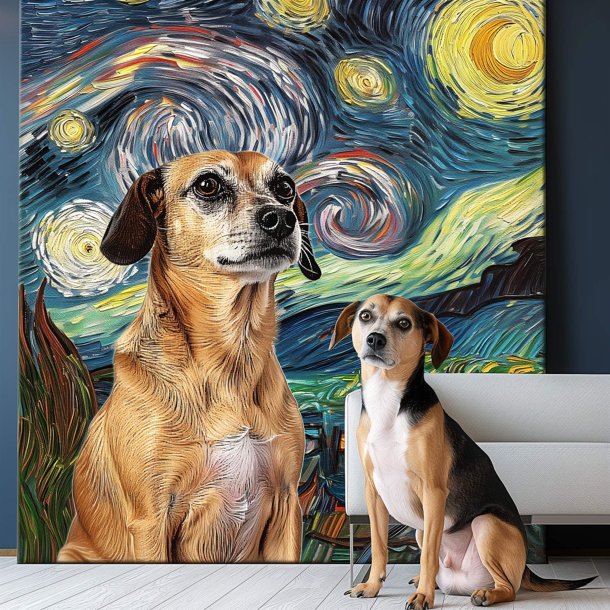 VG Starry Night Texture Portrait