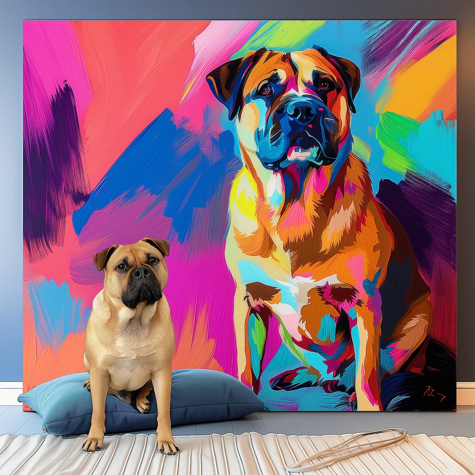 Neo Pop Art Texture Portrait