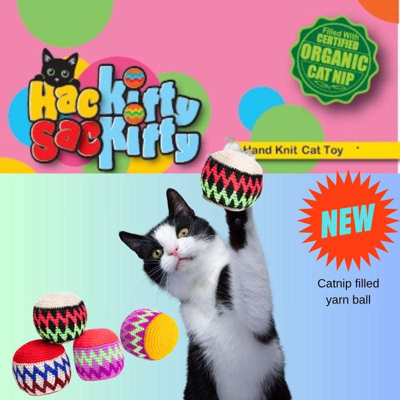 Chilly Dog HacKitty Sackitty Catnip Balls Cat Toy