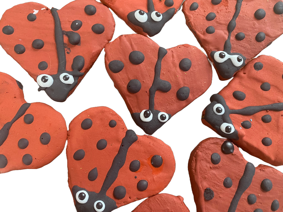 PAWsitively Organic Ladybug Dog Cookies