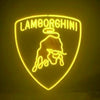Lamborghini Racing Car Real Glass Neon Sign