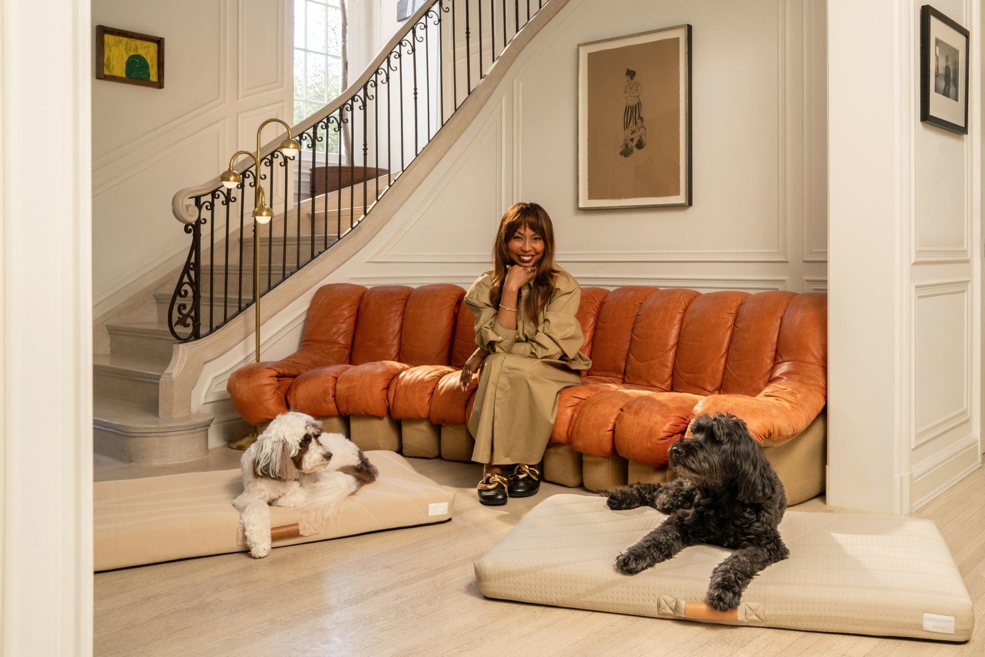 Brigette Romanek | Luxury Pet Throw Blanket - Cream