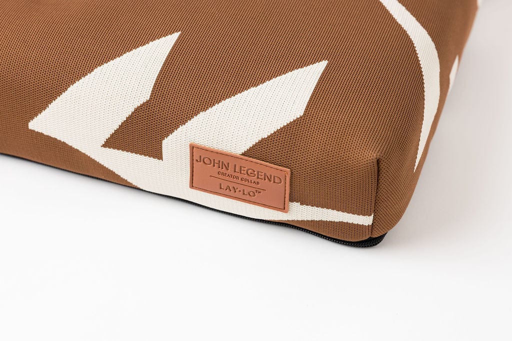 John Legend | Brown Fragment Dog Bed or Bed Cover - HT Animal Supply