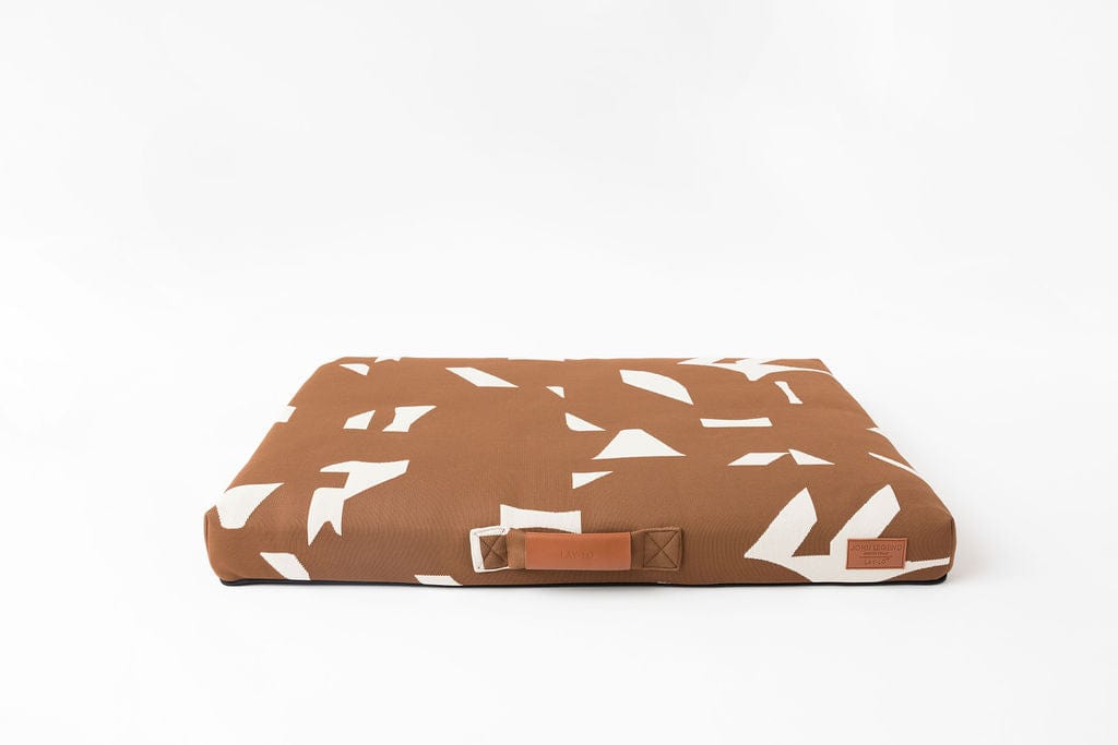John Legend | Brown Fragment Dog Bed or Bed Cover - HT Animal Supply