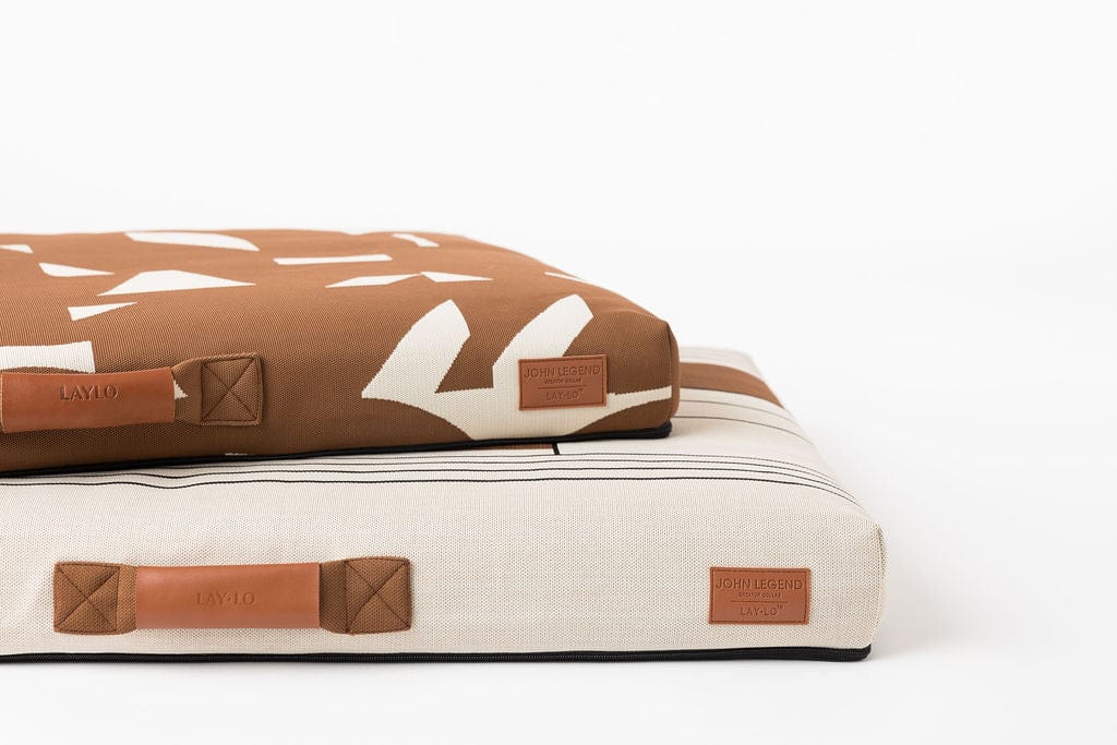 John Legend | Brown Fragment Dog Bed or Bed Cover - HT Animal Supply