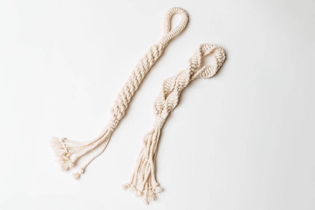 Macrame Rope Dog Toys: 2-Pack - HT Animal Supply