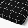 Black Grid | Fancy Dog Bed or Bed Cover
