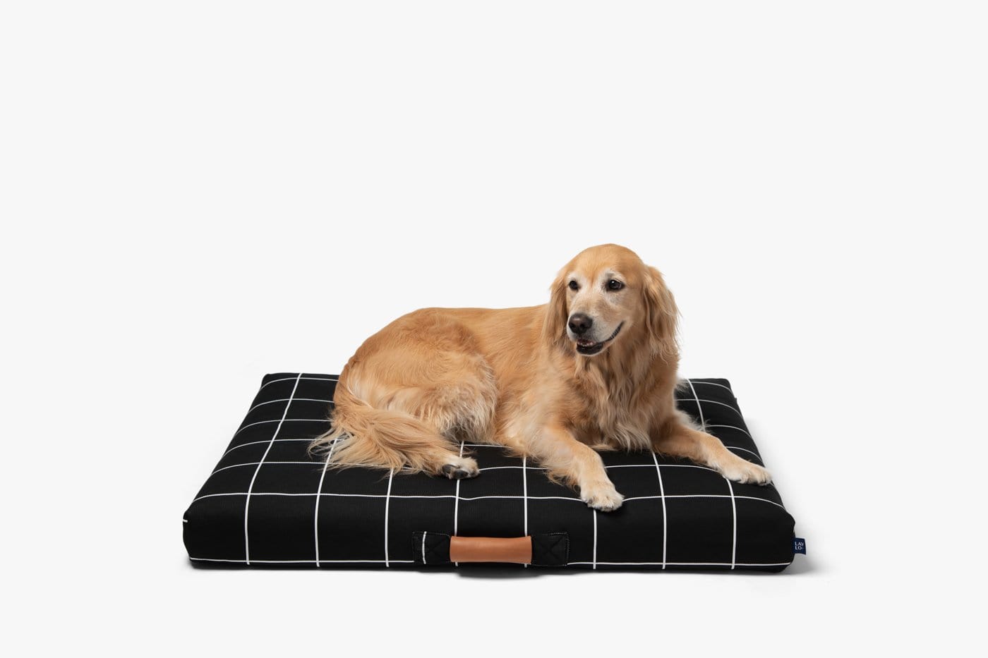Black Grid | Fancy Dog Bed or Bed Cover