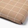 Tan Grid | Dog Bed or Bed Cover