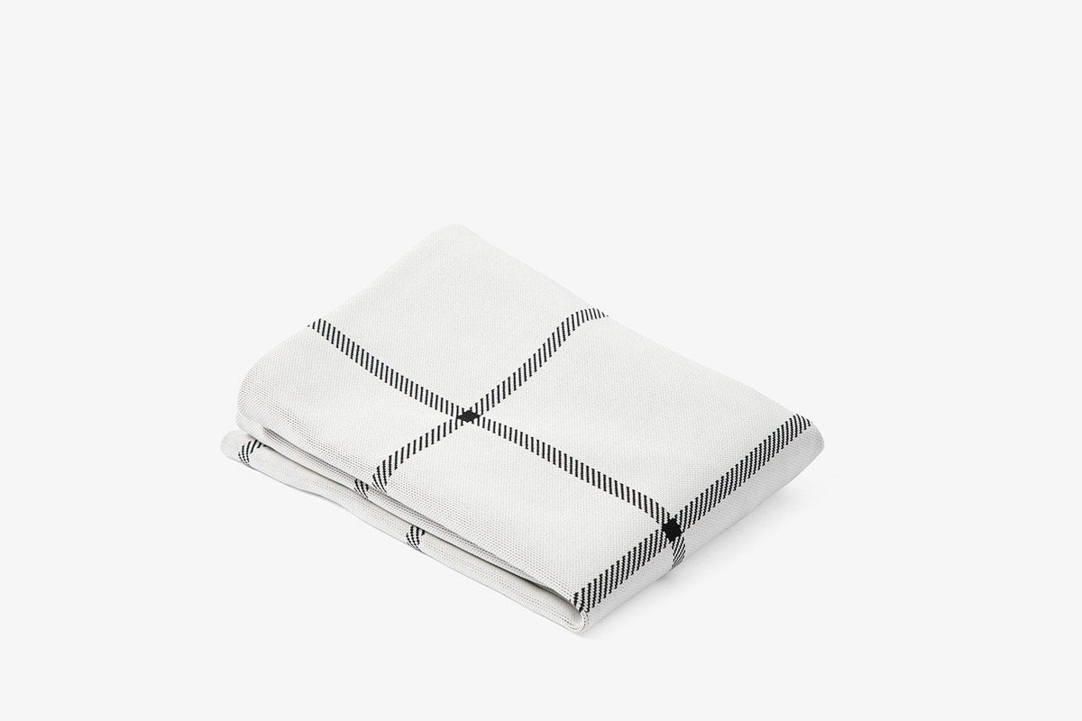 White Plaid | Dog Bed or Bed Cover - HT Animal Supply