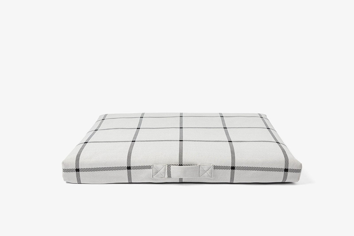 White Plaid | Dog Bed or Bed Cover - HT Animal Supply