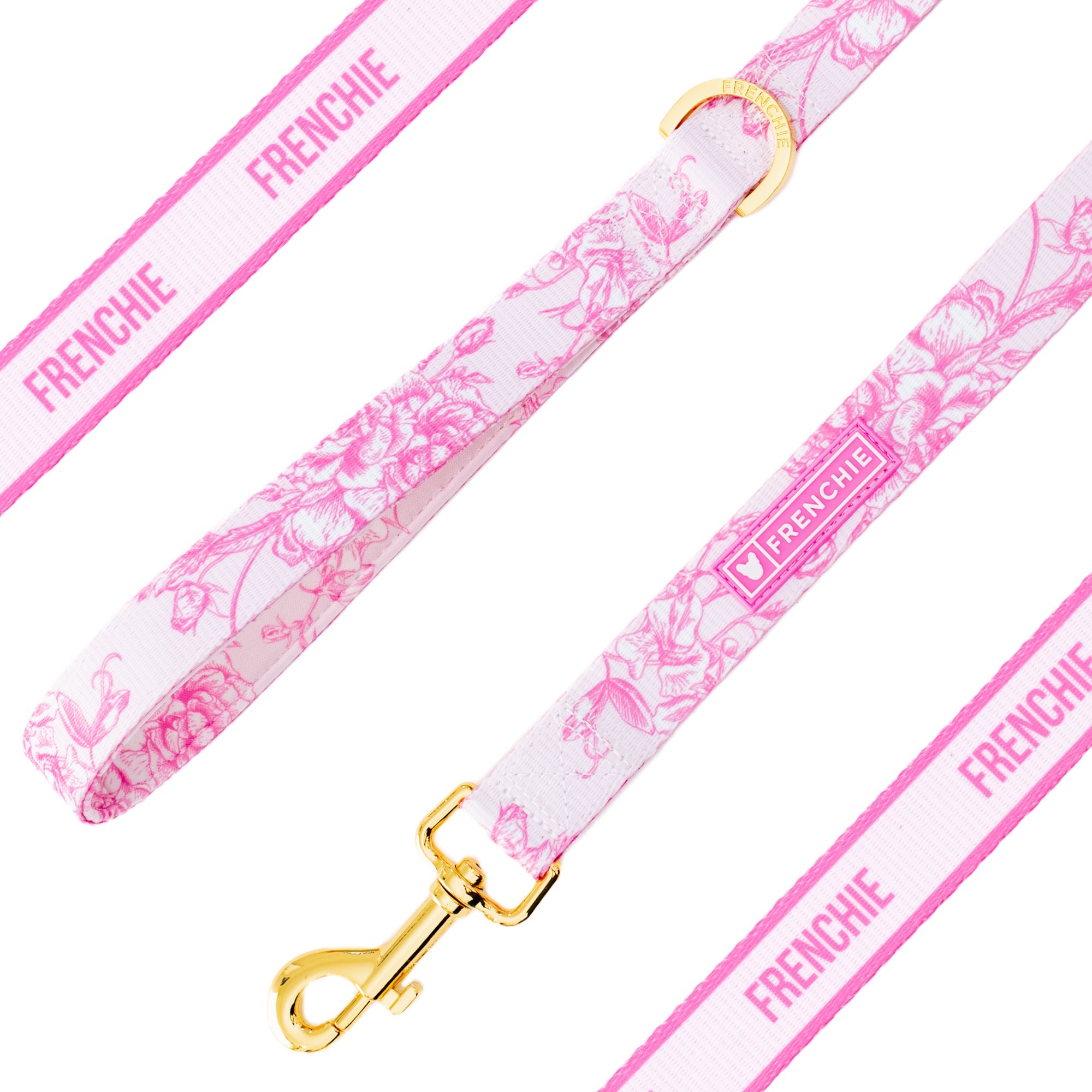 Frenchie Comfort Leash - Toile (Pink)