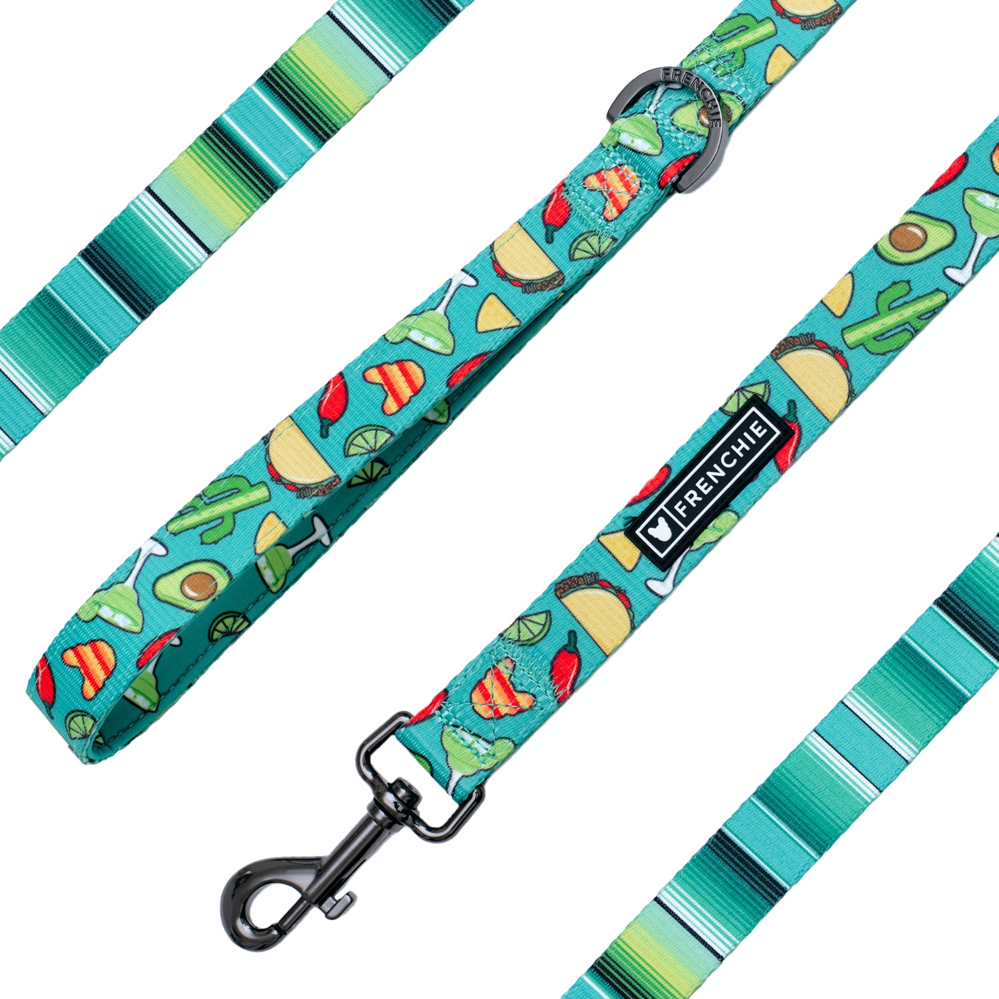 Frenchie Comfort Leash - Taco Tuesday (Green)