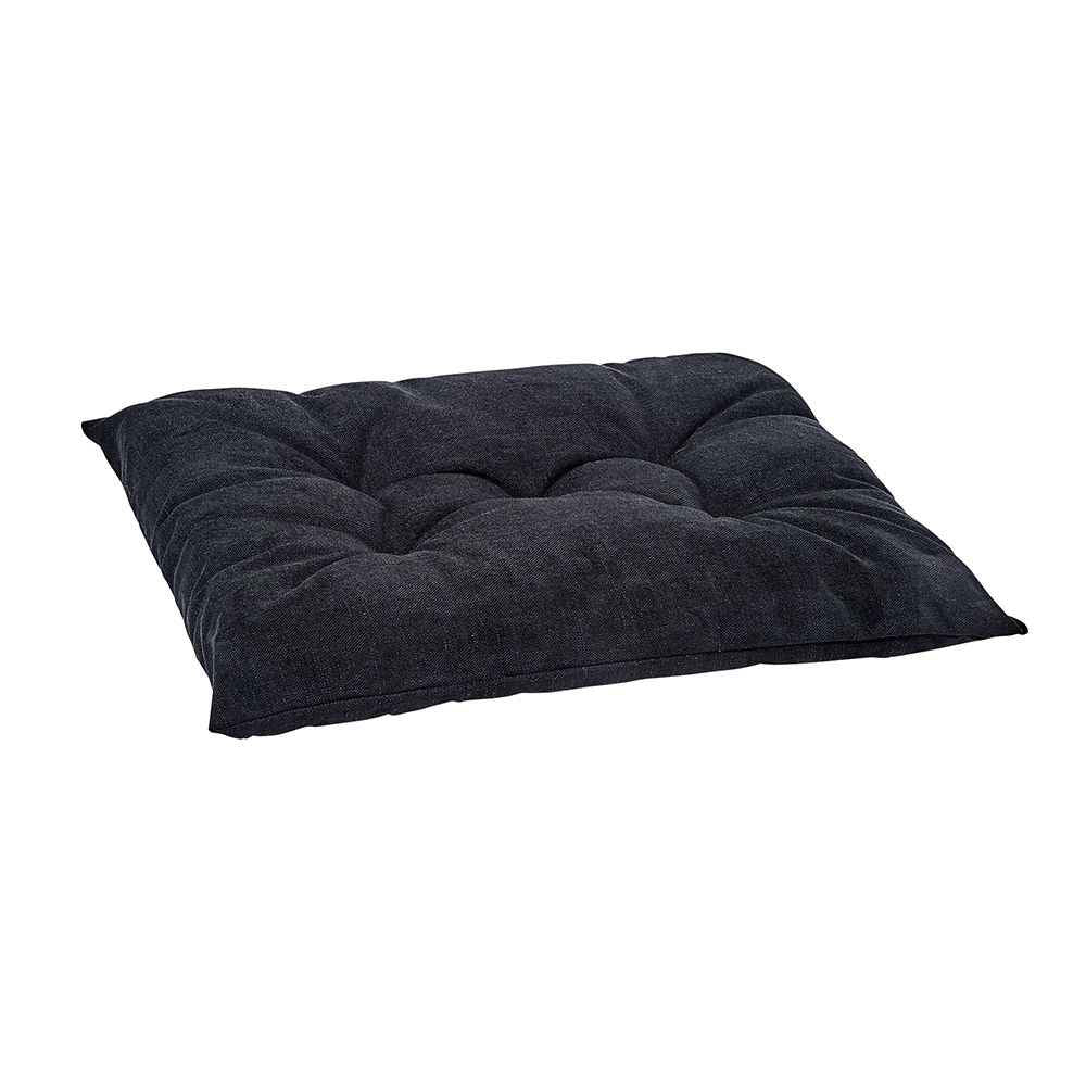 Bowsers Licorice Tufted Dog Crate Cushion - Washable Crate and Lounge Comfort