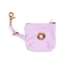 Lilac Cotton Canvas Poop Bag Pouch