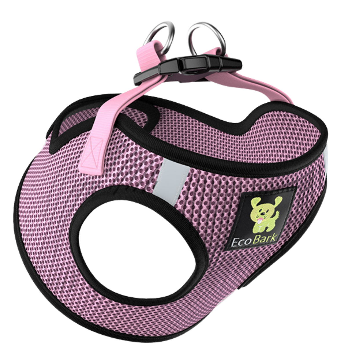 EcoBark – Lilac Pink Reflective Step-In Dog Harness