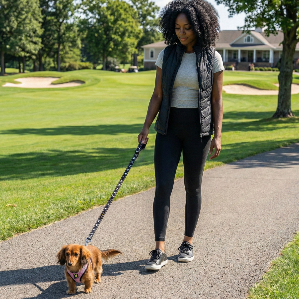 EcoBark – Lilac Pink Reflective Step-In Dog Harness