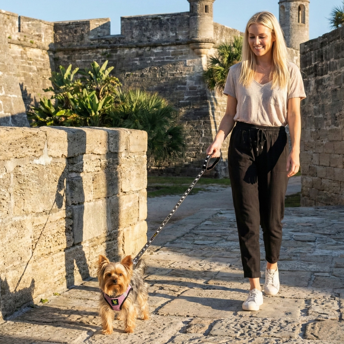 EcoBark – Lilac Pink Reflective Step-In Dog Harness