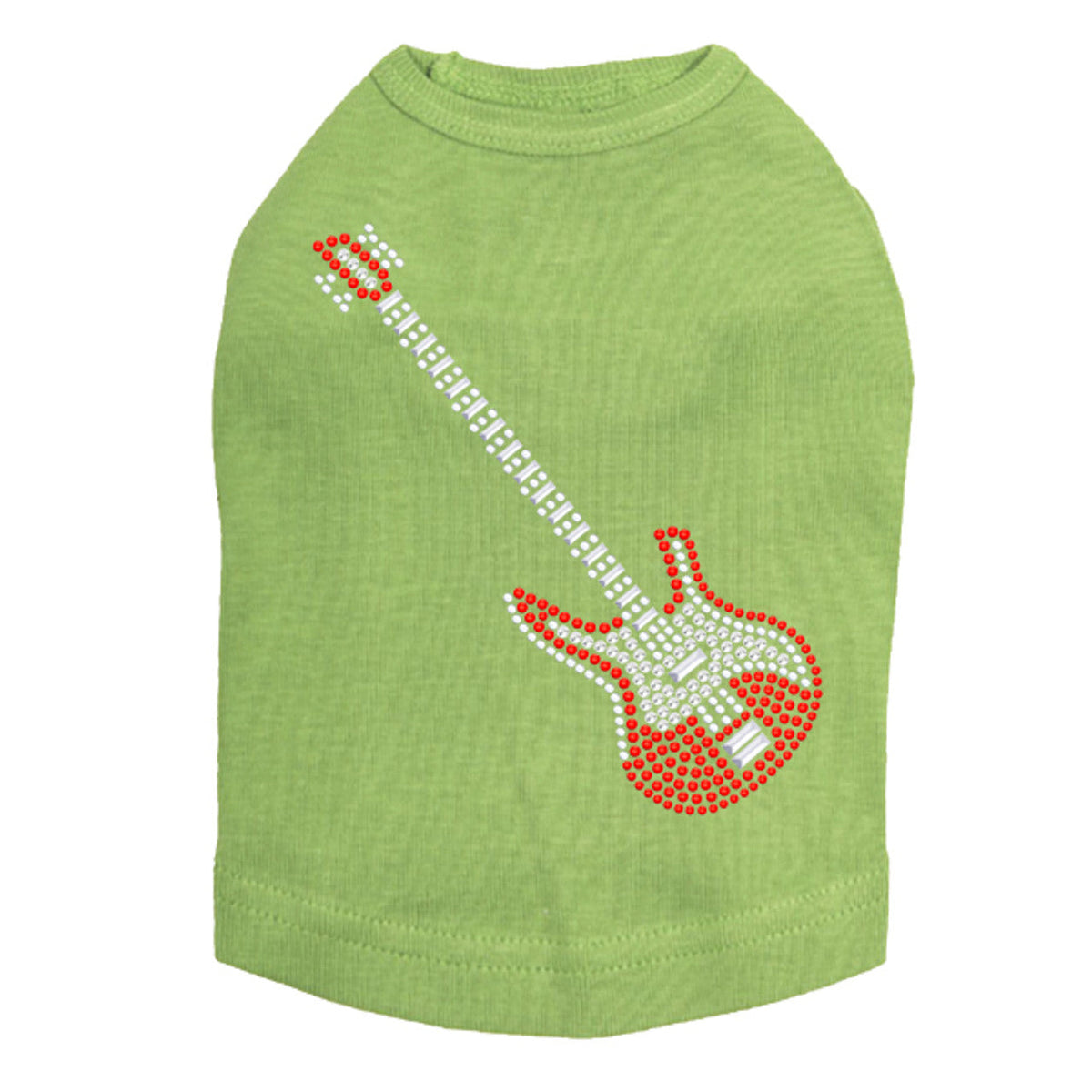 Guitar (Red Austrian crystal) - Dog Tank