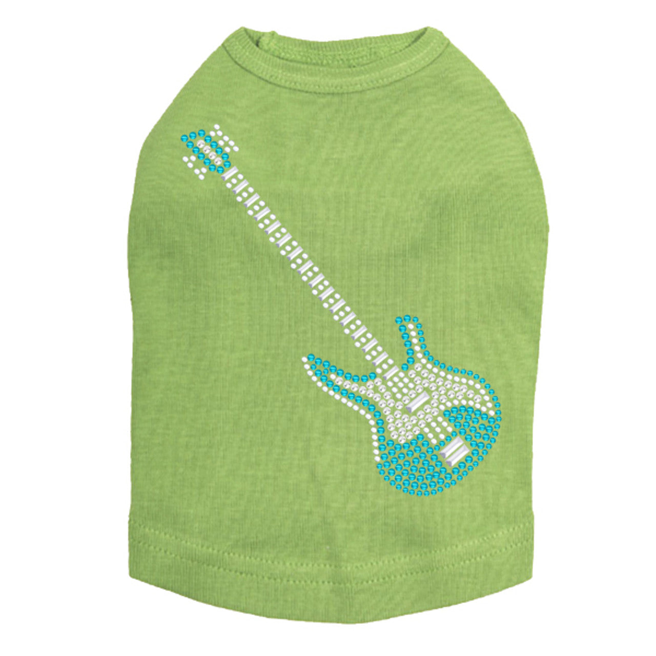 Guitar (Blue Austrian crystal) - Dog Tank
