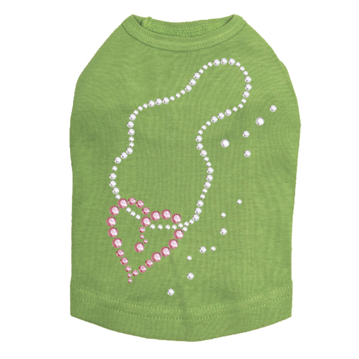 Heart Necklace - Dog Tank