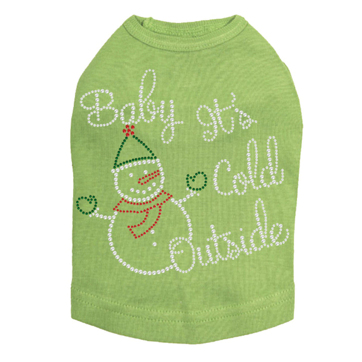 Baby Its Cold Outside Snowman - Dog Tank