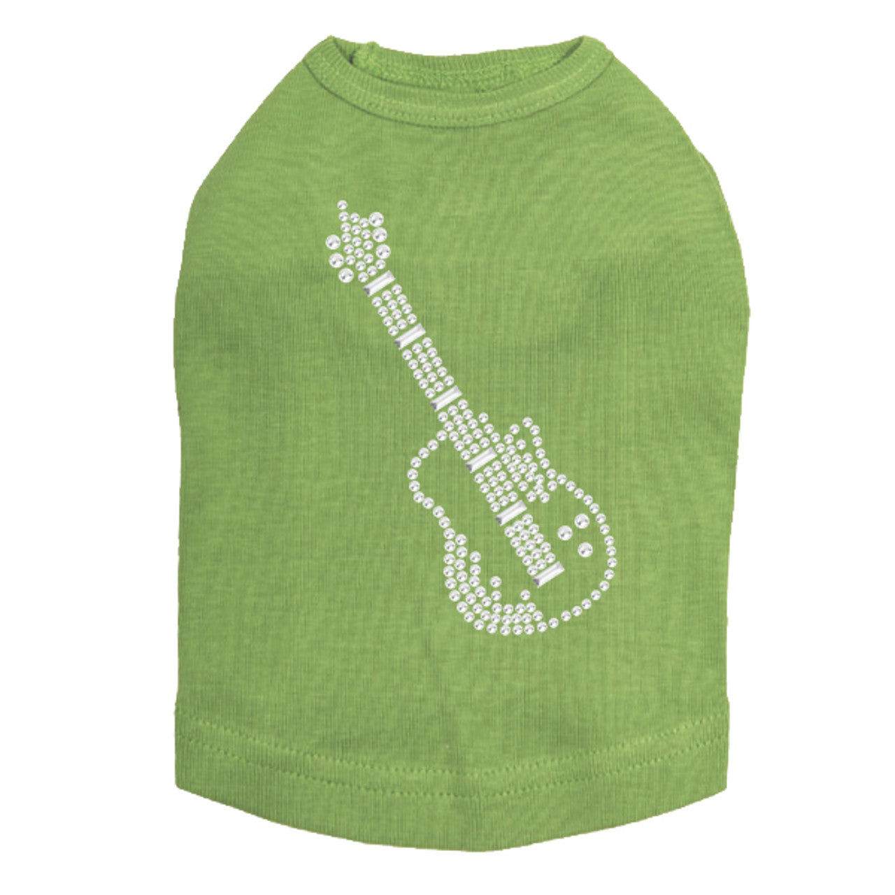 Guitar (Rhinestone) - Dog Tank