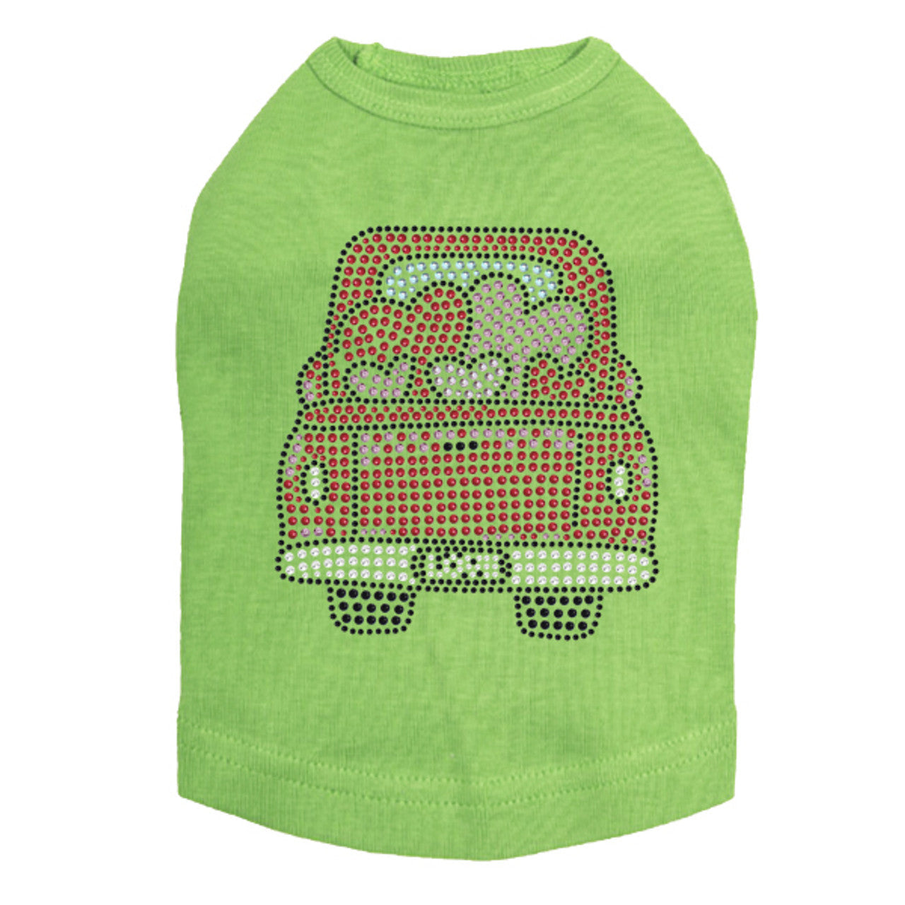 Truck with Hearts- Dog Tank