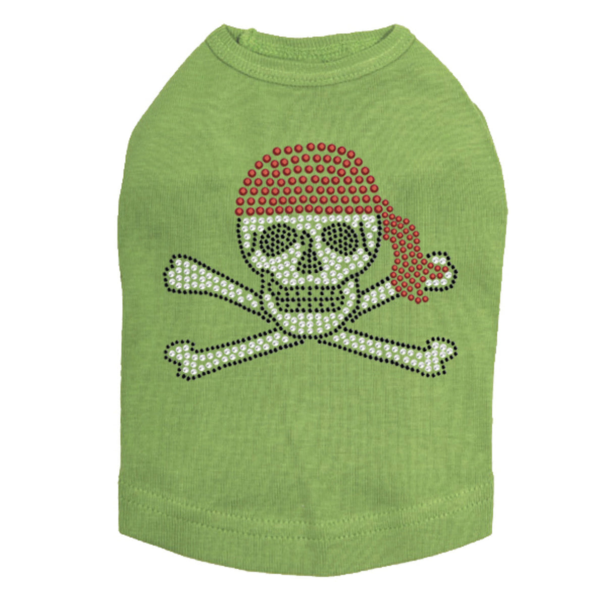 Skull with Red Bandanna- Dog Tank