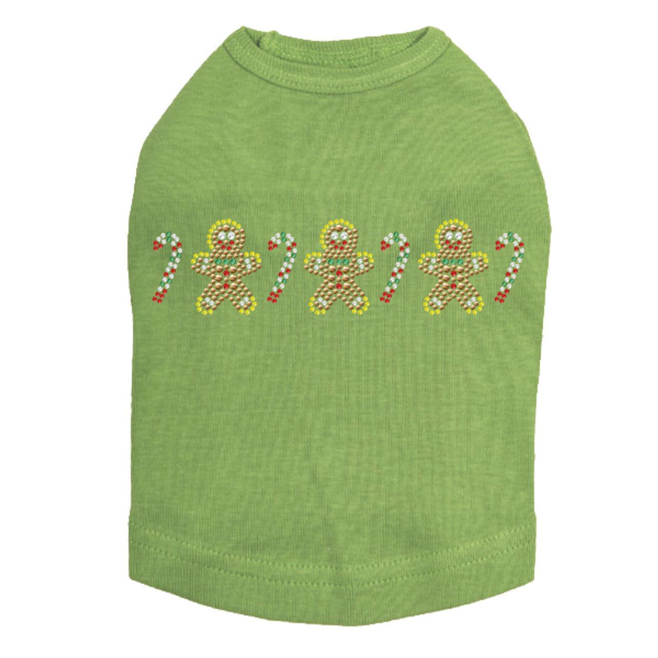 Gingerbread Men & Candy Canes - Dog Tank