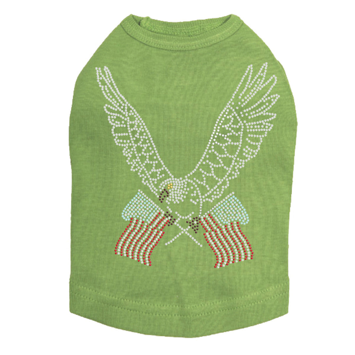 Eagle with Flags - Dog Tank