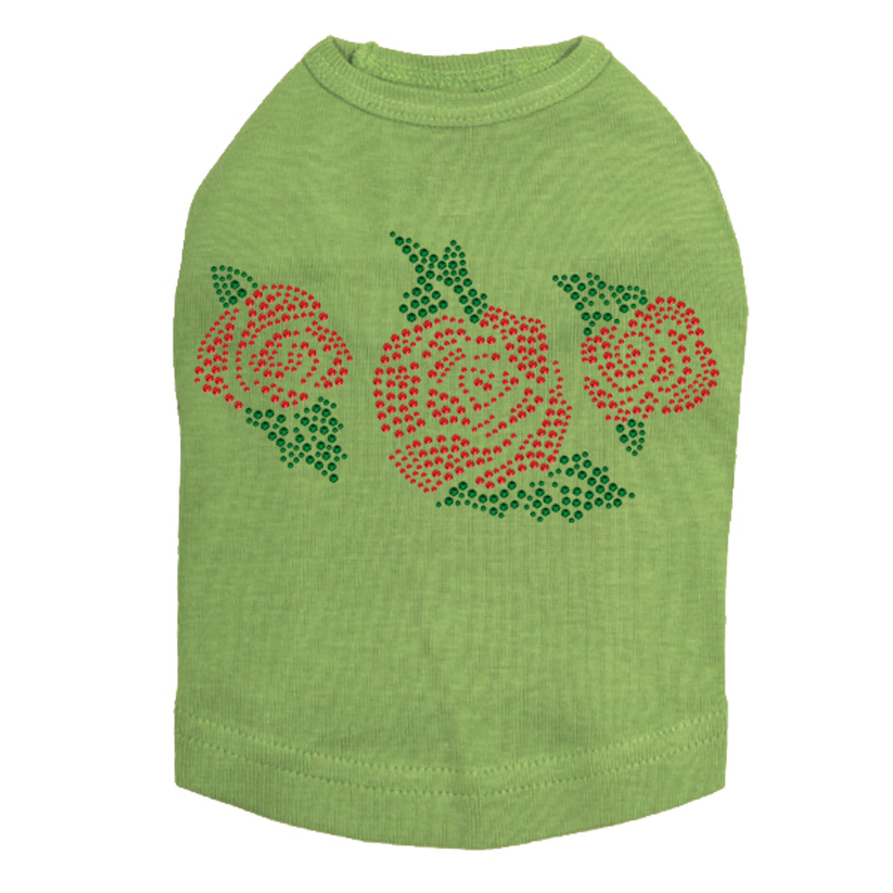 Red Roses - Dog Tank