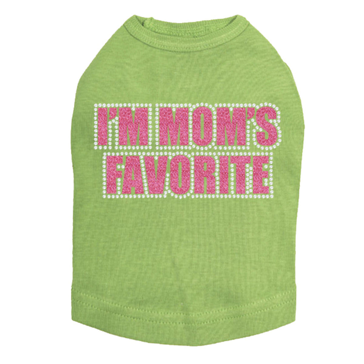 Im Moms Favorite (Pink) - Dog Tank