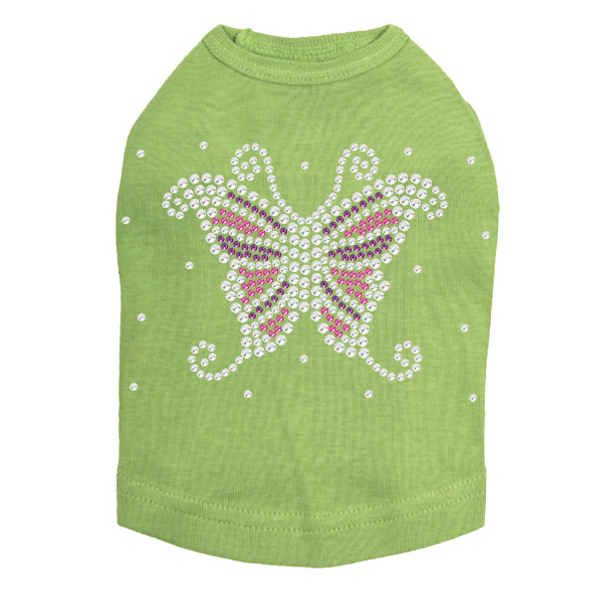 Pink & Purple Butterfly - Dog Tank