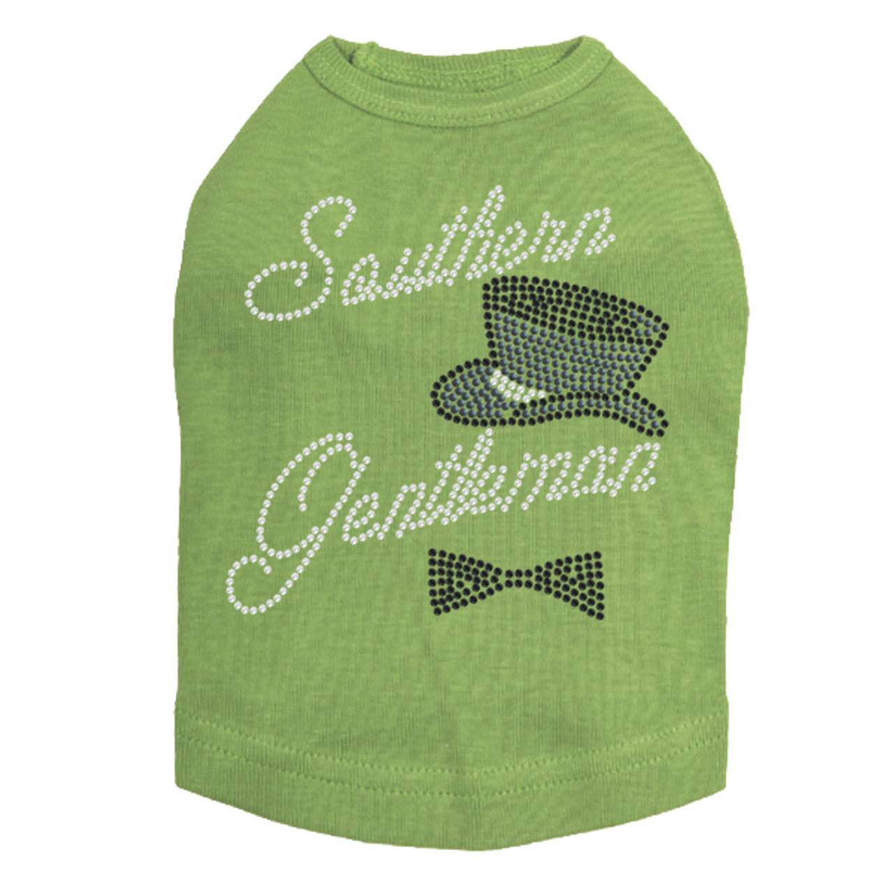 Southern Gentleman (Top Hat & Bow Tie) - Dog Tank