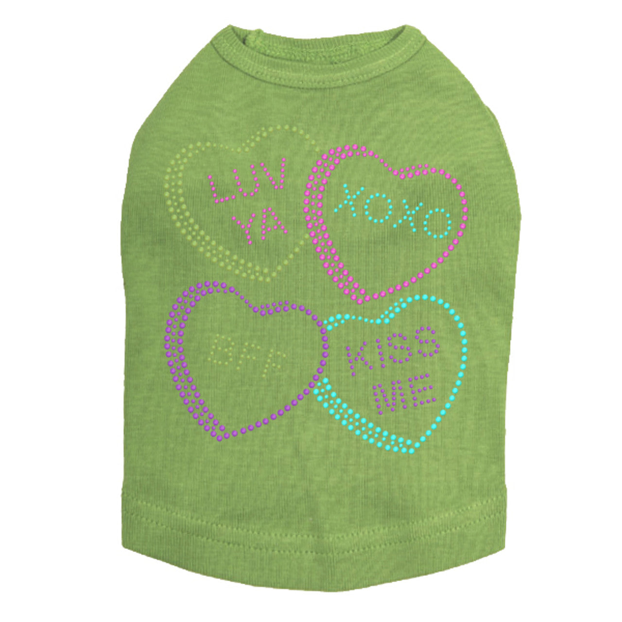 Candy Conversation Hearts 2 - Dog Tank