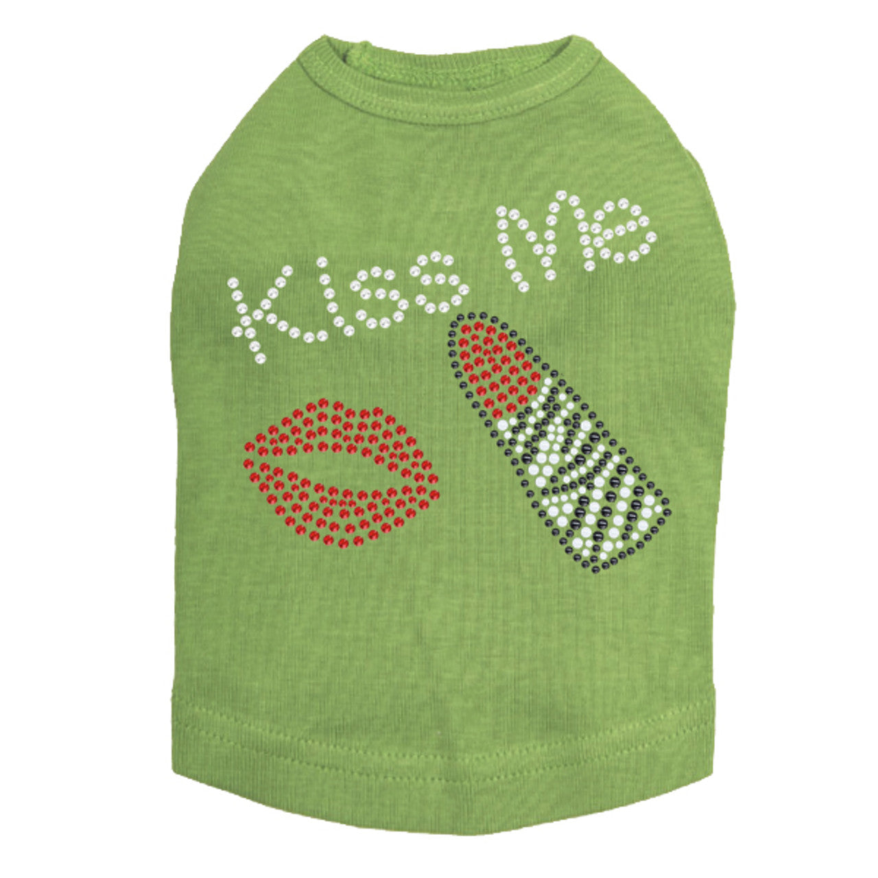 Kiss Me - Lips and Lipstick - Dog Tank